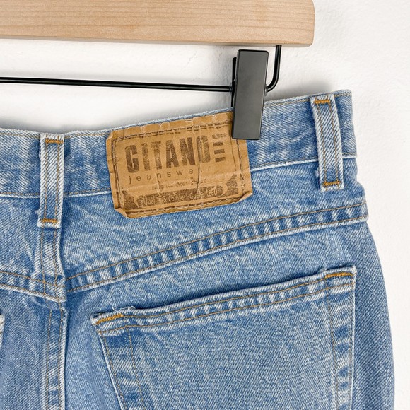 Vintage Gitano High Rise Light Wash Denim Jeans - Picture 5 of 7